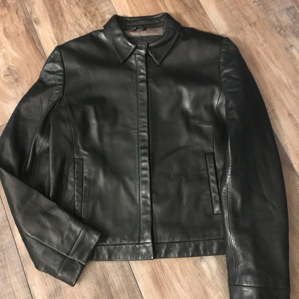 Banana republic leather jacket